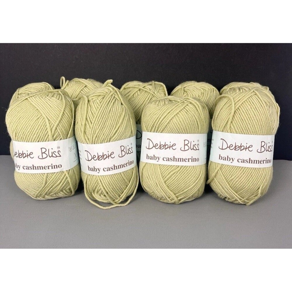 Debbie Bliss Baby Cashmerino Yarn Dye Lot Bag of 9 Skeins Green - 340018 New